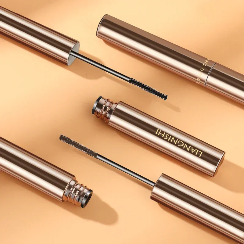 Silk Fiber Waterproof Mascara – Ultra-Fine Brush, Long & Curled Lashe